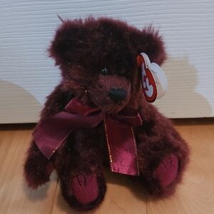 2/$20 Vintage 1983 Ty "The Attics Treasures Collection" Beargundy Bear